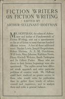 Fiction Writers on Fiction Writing