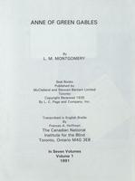 Anne of Green Gables