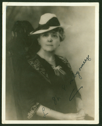 Signed portrait of L.M. Montgomery, ca. 1935