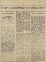 Stage: A Canadian Musical in London