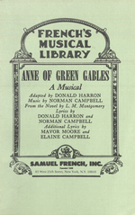 Anne of Green Gables A Musical