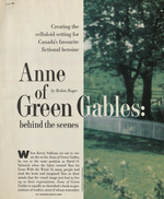 Anne of Green Gables Behind the Scenes