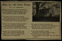 When the old house dreams