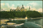 Parliament Buildings from Nepean Point, Ottawa. 
