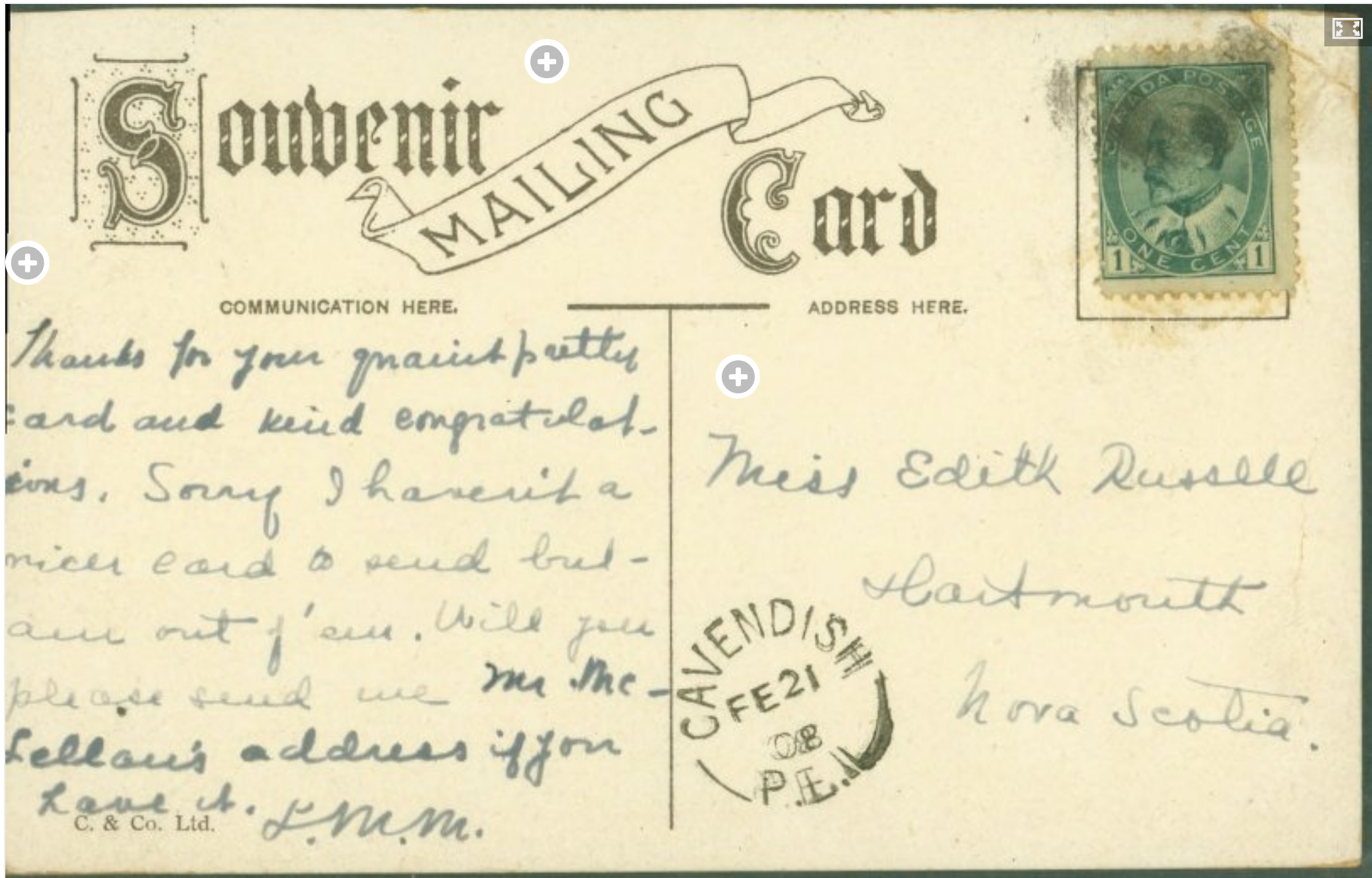 Bathing Scence, P.E. Island Postcard